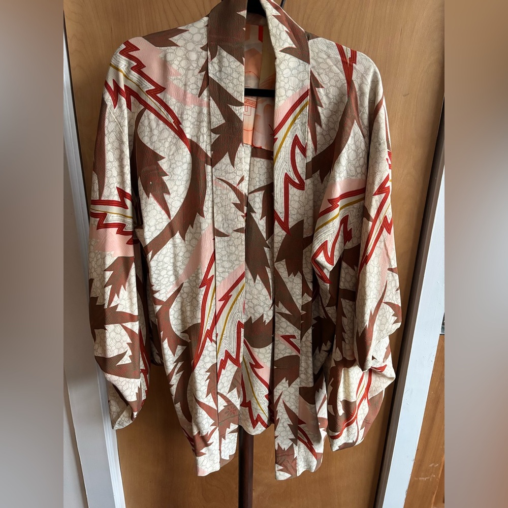 Vintage‎ medium-weight short kimono